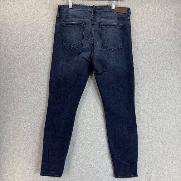 Parker Smith Womens Ava Skinny Jeans Blue‎ Jay Denim Stretch Size 12 / 31 NWT - Picture 6 of 14